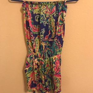 Strapless Lilly Pulitzer romper